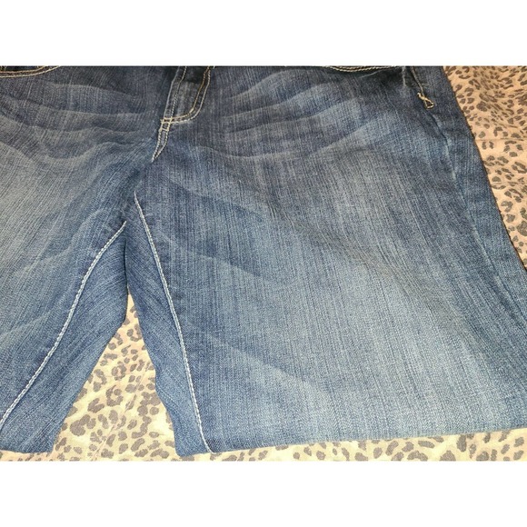 Mossimo Supply Skinny Jeans Womens Size 17 Blue Medium Wash Denim Low Rise (EE9) - Picture 3 of 6